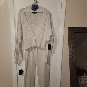 Sweater Cardigan and pants